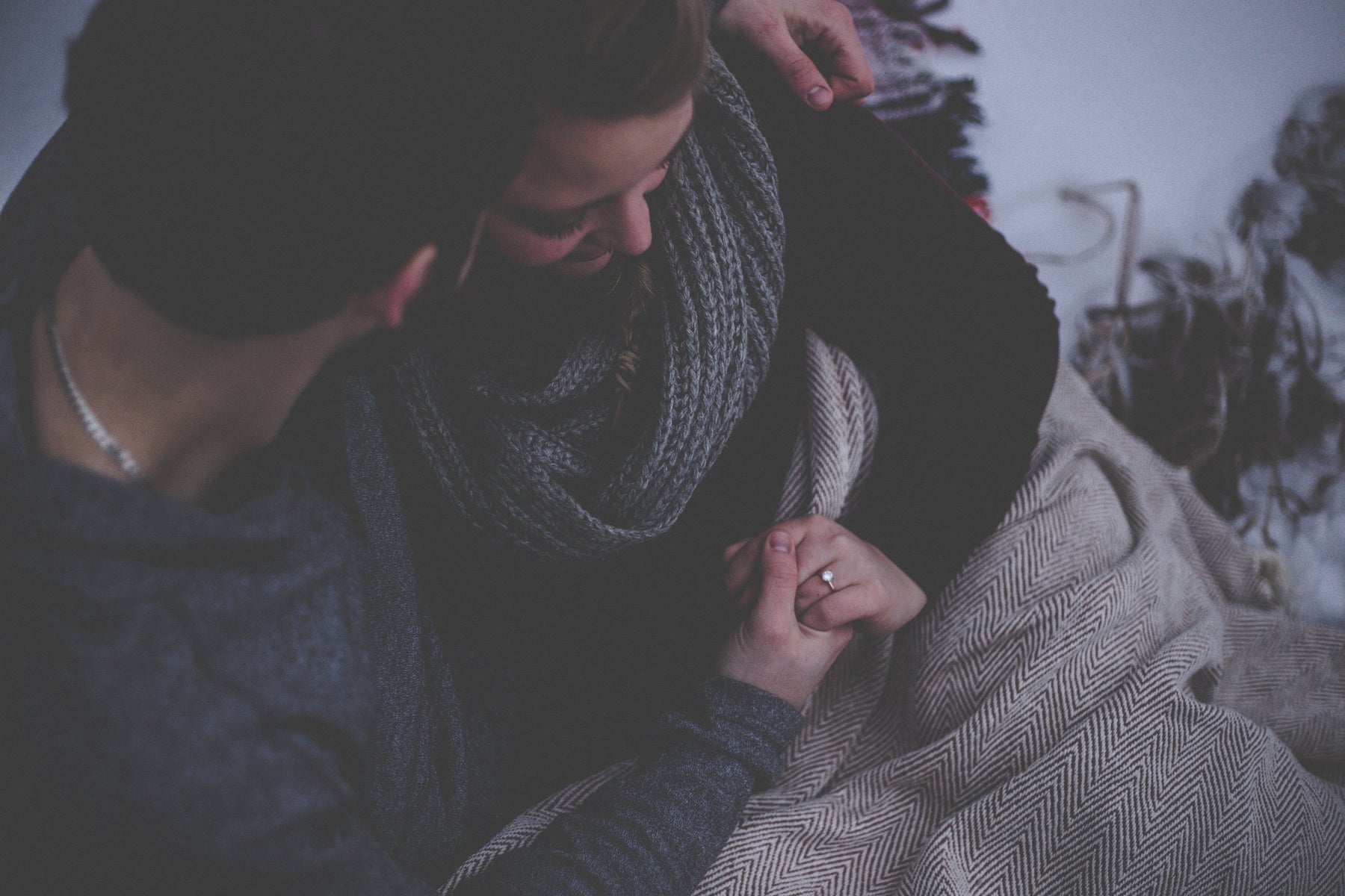 couple talking