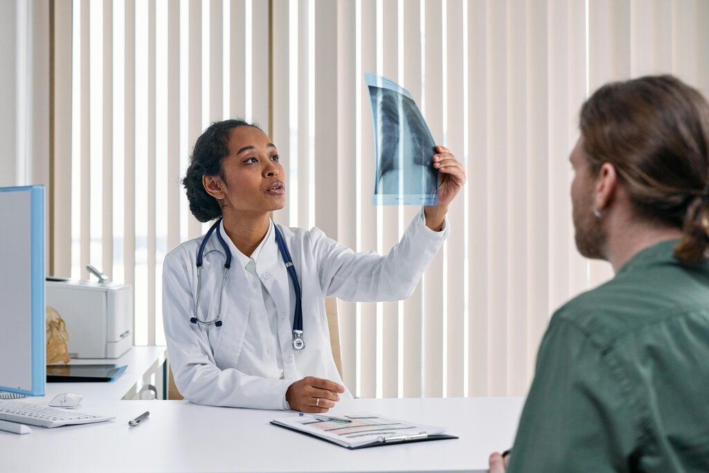 Doctor and patient