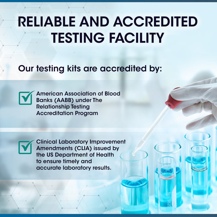 Rapid Paternity Test Kit Lab Fees & Shipping to Lab Included DNA Results in 2 Business Days