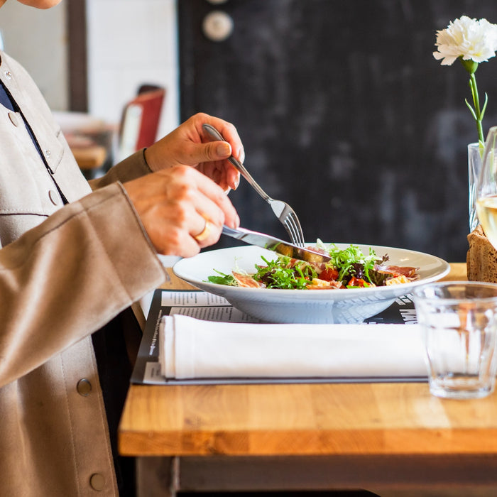 woman eating