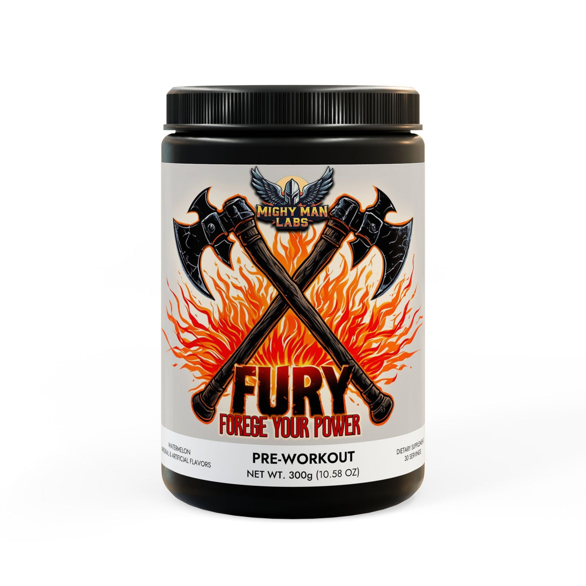 "FURY' PreWorkout Supplement, Watermelon (300g, 10.58oz) — RSC Health