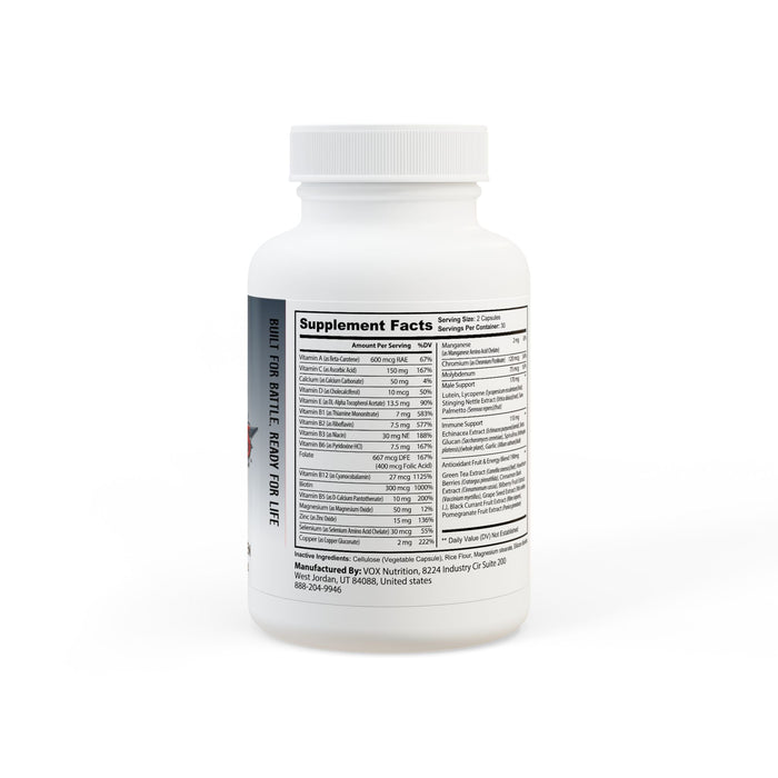 "Warriors Edge" -  Men Supplement (60 Capsules)
