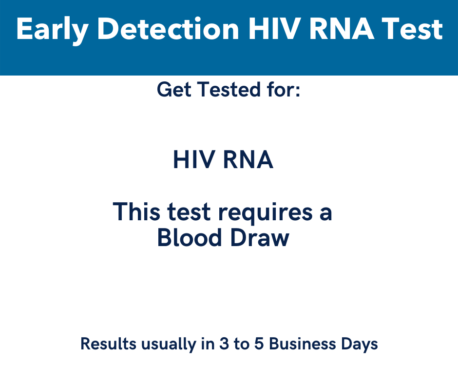 PrEP HIV 1 RNA PCR Early Detection HIV Test — RSC Health