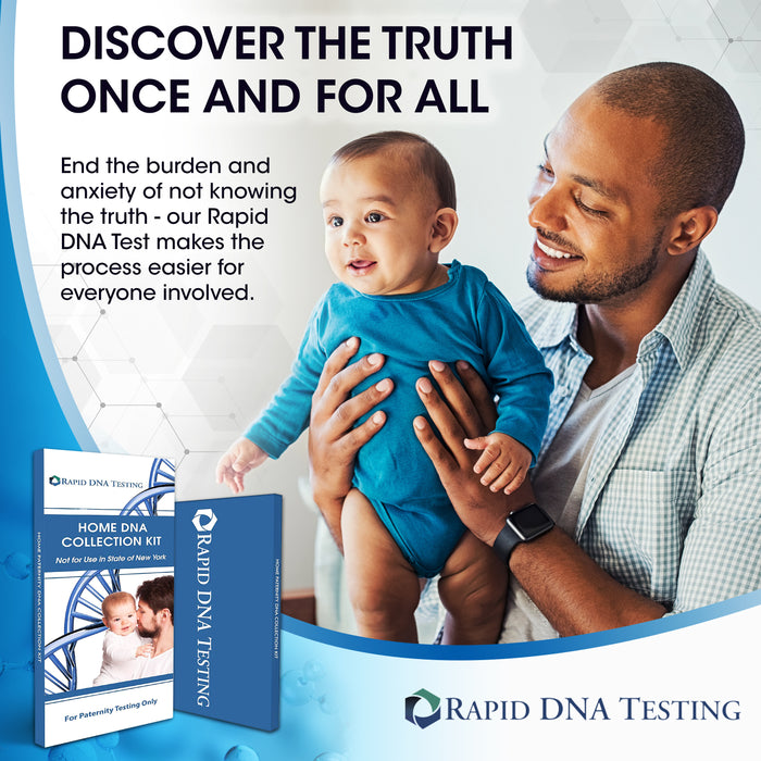 Rapid Paternity Test Kit Lab Fees & Shipping to Lab Included DNA Results in 2 Business Days